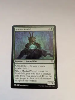 Masked Vandal Kaldheim Regular MTG NM - Image 1