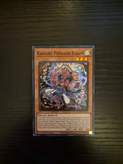 Yugioh Doom of Dimensions - Radiant Typhoon Eldam - Super Rare - DOOD-EN013 - Image 1