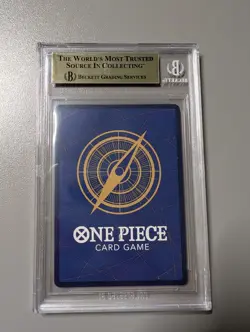 One Piece Card Game OP06-092 Brook Championship 2024 Finalist BGS 9.5 POP 9 - Image 2