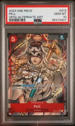2023 One Piece, Pell, OP04 - Alternative Art, #013, PSA 10 GEM MINT - Image 1