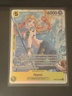 One Piece TCG Nami 053 EB03-053 Extra Booster Heroines Edition SR English NM - Image 1