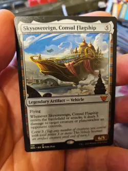 MTG - Neon Dynasty Commander - Skysovereign, Consul Flagship - NM - NF - Image 1