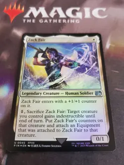 Mtg. Zack Fair. Foil. Final Fantasy. Pack Fresh - Image 1