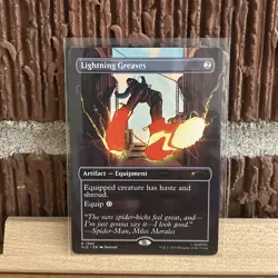 Lightning Greaves 1992 MTG Secret Lair Spider-Man Heroic Deeds - Image 2