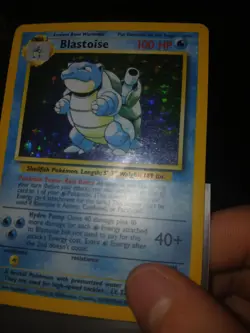 Pokemon TCG Blastoise Base Set 002/102 Holo Rare - LP Excellent Condition - Image 4