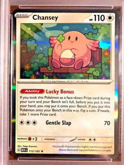 Chansey Holo Rare #113 - PSA MINT 9 - 2023 Scarlet & Violet 151 - Pokemon TCG - Image 2