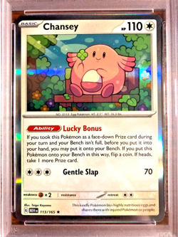 Chansey Holo Rare #113 - PSA MINT 9 - 2023 Scarlet & Violet 151 - Pokemon TCG - Image 5