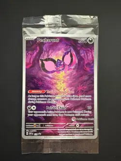 Pecharunt (SEALED) 129 Pokemon Center ETB Stamped Promo Shrouded Fable Holo 2024 - Image 1