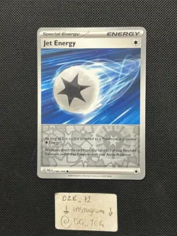 Pokemon Paldea Evolved - Jet Energy - 190/193 - Reverse Holo Uncommon - M/NM - Image 1