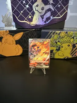 2025 Pokemon TCG #229 Team Rocket’s Moltres Ex SIR DRI Stamp Premium Box - Image 1