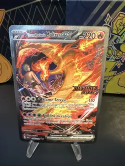 2025 Pokemon TCG #229 Team Rocket’s Moltres Ex SIR DRI Stamp Premium Box - Image 2
