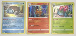 Charizard 010/078 Venusaur 003/078 Blastoise 017/078 Set Holo Rare Pokemon GO NM - Image 1