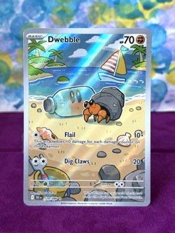 Pokemon TCG; Dwebble 129/086 - Black Bolt - Illustration Rare NM - Image 1