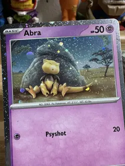 Abra Cosmos Holo Promo Pokemon 151 063/165 - Image 2