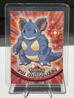 Nidoqueen #31 Non-Foil Topps Blue Logo Pokemon TV Animation Edition NM - Image 1