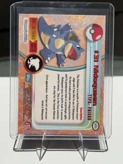 Nidoqueen #31 Non-Foil Topps Blue Logo Pokemon TV Animation Edition NM - Image 2
