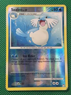 Sealeo 62/123 Mysterious Treasures 2007 Reverse Holo Pokemon TCG - Image 1