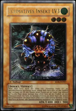 Yu-Gi-Oh! Ultimatives Insekt LV3 RDS-DE007 1.Edition Ultimate Rare [EX]| DE 2004 - Image 1