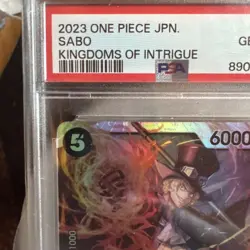 2023 One Piece Japan Sabo #83 Kingdoms of Intrigue PSA 10 Gem Mint - Image 3