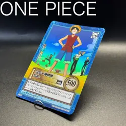 ONE PIECE Card Luffy Pirates Carddass Hyper Battle HOLO S120 Japanese BANDAI - Image 1