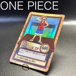 ONE PIECE Carddass Hyper Battle LUFFY C255 Holo 2000 Japanese BANDAI Vintage - Image 1