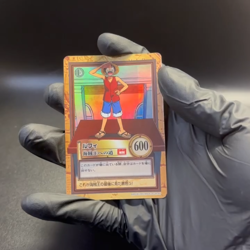 ONE PIECE Carddass Hyper Battle LUFFY C255 Holo 2000 Japanese BANDAI Vintage - Image 2