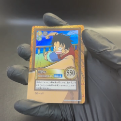 ONE PIECE Carddass Hyper Battle LUFFY C112 Holo Japanese BANDAI 2000 Vintage - Image 2