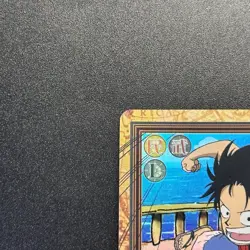 ONE PIECE Carddass Hyper Battle LUFFY C112 Holo Japanese BANDAI 2000 Vintage - Image 5