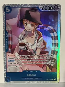 Nami (054) SR OP11-054 A Fist of Divine Speed NM One Piece Fast Ship - Image 1
