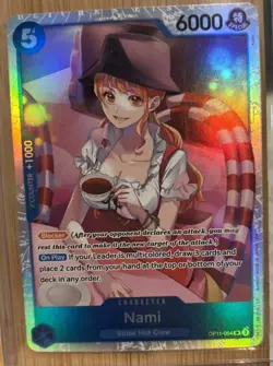 One Piece TCG English OP11-054 Nami SR Foil - Image 1