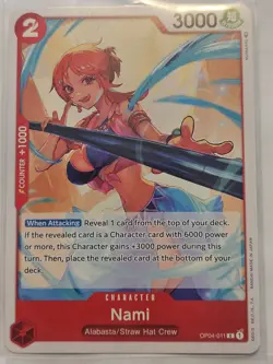 One Piece TCG English OP11-054 Nami SR Foil - Image 3