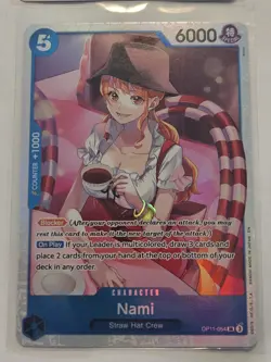 One Piece TCG English OP11-054 Nami SR Foil - Image 4