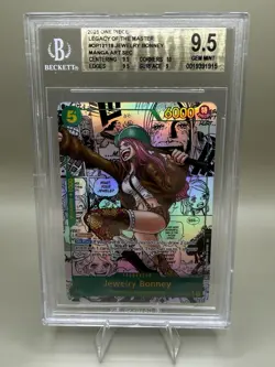 Jewelry Bonney Manga OP12-118 One Piece - Legacy Of The Master - BGS 9.5 - Image 1