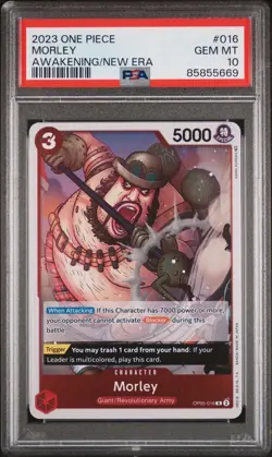 PSA 10 2023 One Piece Awakening Of The New Era Morley #016 - Image 1