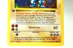 Pokemon card TCG Machamp 8/102 Holo Rare Base Set 1999 English Very good MP - Image 3