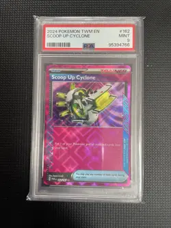 Pokemon TCG Scoop Up Cyclone Twilight Masquerade Holo Card PSA 9 - Image 2