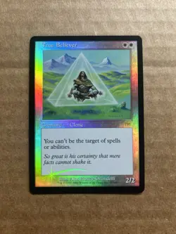 Wizards of the Coast Magic: The Gathering True Believer Foil Rare White Cleric … - Image 1