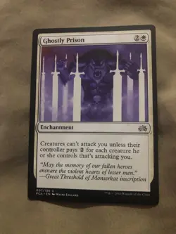 1 x Ghostly Prison - Planechase Anthology - Near Mint - MTG - Image 1