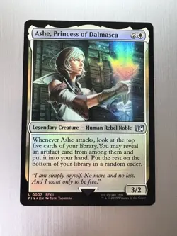 Ashe, Princess Of Dalmasca - 7 - Magic: Final Fantasy MTG - Uncommon - FOIL - Image 1