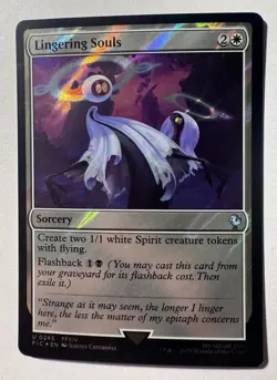 1x Lingering Souls, Surge Foil, Final Fantasy, Magic MTG NM - Image 1