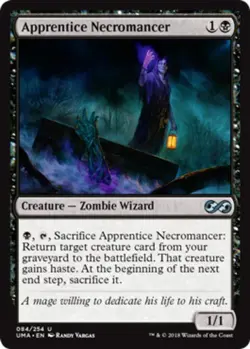 Near Mint x 1 Apprentice Necromancer - Foil Ultimate Masters - Image 1