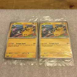 Pikachu Promo 2024 World Championships SVP EN 190 Pokemon Worlds SEALED PROMO x2 - Image 1