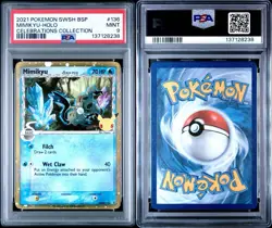 2021 POKEMON SWSH PROMO CELEBRATIONS COLLECTION #136 MIMIKYU-HOLO PSA 9 - Image 3
