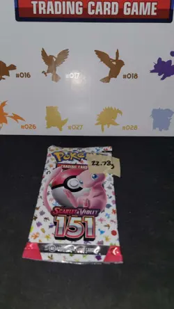 22.78g SEALED, In Hand, Eng Pokemon 151 MEW Booster Pack - HeavyU God PackU - Image 2