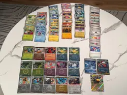 80ct Pokemon TCG Ascended Heroes Lot: Commons, Uncommons, Exs + Glass Trumpet IR - Image 1