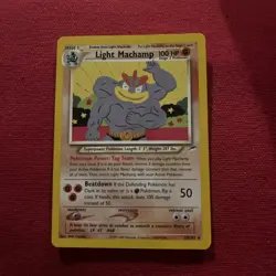 Light Machamp 25/105 Neo Destiny Regular Pokemon TCG NM/LP++ - Image 1