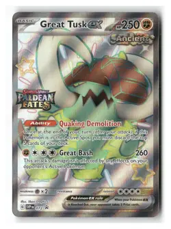 Great Tusk ex 072 Promo Scarlet & Violet Pokemon Near Mint - Image 1