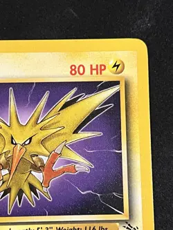 Pokemon Zapdos 30/62 Fossil 1st Edition Non Holo Rare WotC NM - Image 3