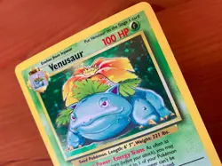 Pokemon TCG Base Set Holo Venusaur 15/102 - Image 3
