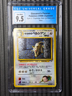 Pokemon Giovanni's Persian Gym 2 Japanese Holo Rare #53 CGC 9.5 Gem Mint - Image 1